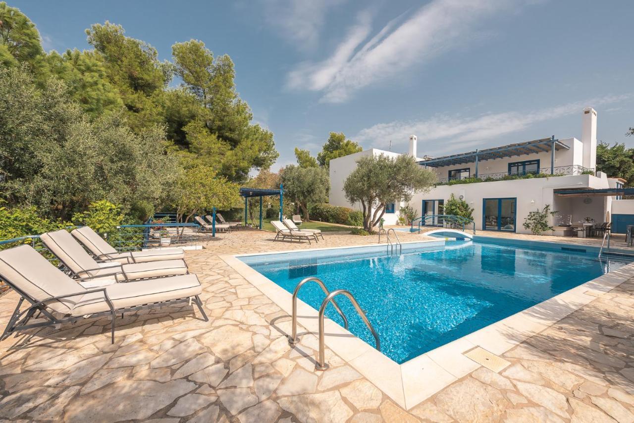 Summer Villa Pasiphae Private Pool - Bbq -Beach 2Min Sounion Exterior foto